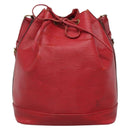 LOUIS VUITTON Epi Petit Noe Shoulder Bag Red M44107 LV Auth 129608-13