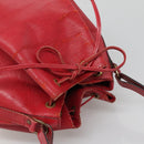 LOUIS VUITTON Epi Petit Noe Shoulder Bag Red M44107 LV Auth 129608-6