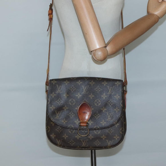 LOUIS VUITTON Monogram Saint Cloud GM Shoulder Bag M51242 LV Auth 129618
