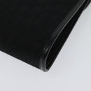 Christian Dior Trotter Canvas Shoulder Bag Black Gold Auth 129624-17