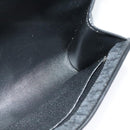 Christian Dior Trotter Canvas Shoulder Bag Black Gold Auth 129624-19