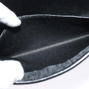 Christian Dior Trotter Canvas Shoulder Bag Black Gold Auth 129624-12