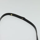 Christian Dior Trotter Canvas Shoulder Bag Black Gold Auth 129624-8