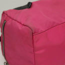 PRADA Shoulder Bag Nylon Pink Silver Auth 129631-15