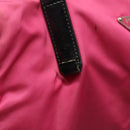 PRADA Shoulder Bag Nylon Pink Silver Auth 129631-9