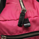 PRADA Shoulder Bag Nylon Pink Silver Auth 129631-20