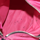 PRADA Shoulder Bag Nylon Pink Silver Auth 129631-10