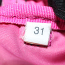 PRADA Shoulder Bag Nylon Pink Silver Auth 129631-11
