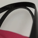 PRADA Shoulder Bag Nylon Pink Silver Auth 129631-14