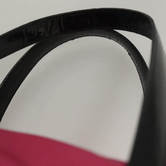 PRADA Shoulder Bag Nylon Pink Silver Auth 129631