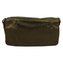 PRADA Shoulder Bag Satin Green Silver Auth 129632-13