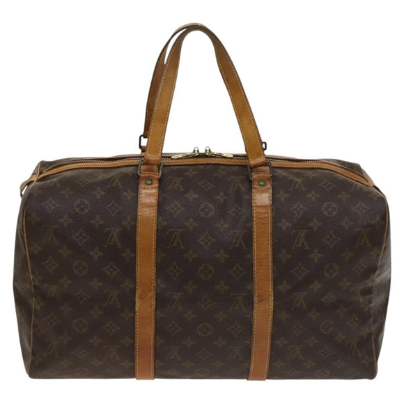 LOUIS VUITTON Monogram Sac Souple 45 Boston Bag M41624 LV Auth 129635
