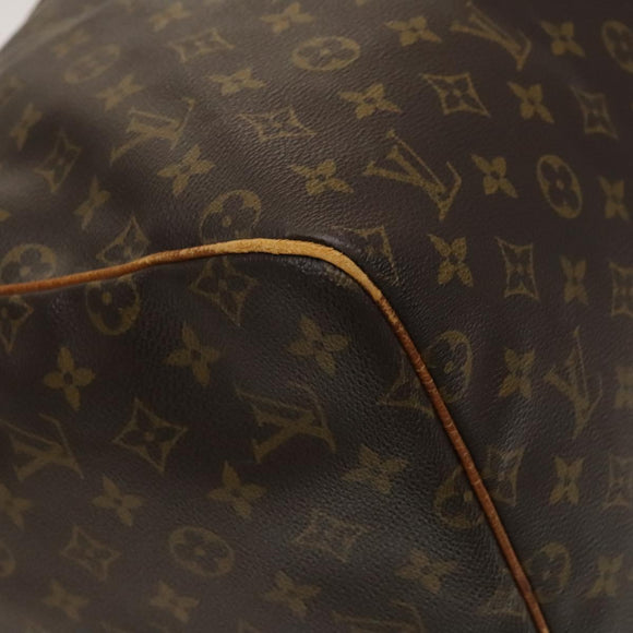 LOUIS VUITTON Monogram Keepall 55 Boston Bag M41424 LV Auth 129636