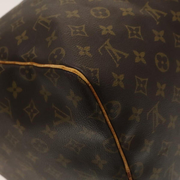 LOUIS VUITTON Monogram Keepall 55 Boston Bag M41424 LV Auth 129636