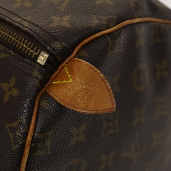 LOUIS VUITTON Monogram Keepall 55 Boston Bag M41424 LV Auth 129636