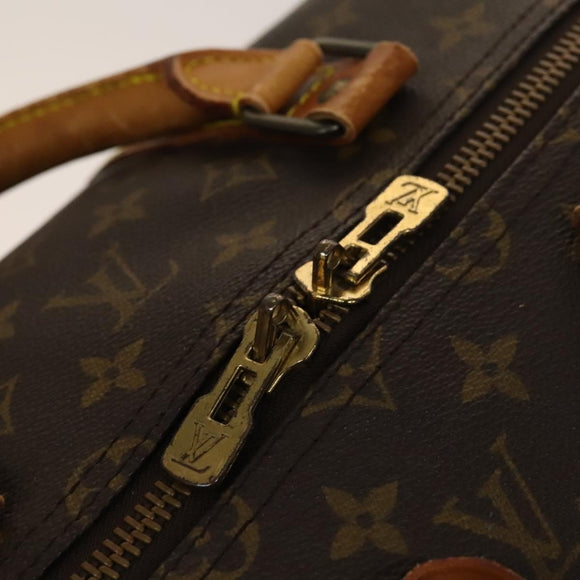 LOUIS VUITTON Monogram Keepall 55 Boston Bag M41424 LV Auth 129636