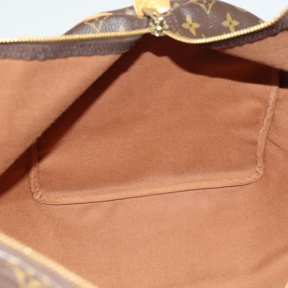 LOUIS VUITTON Monogram Keepall 55 Boston Bag M41424 LV Auth 129636