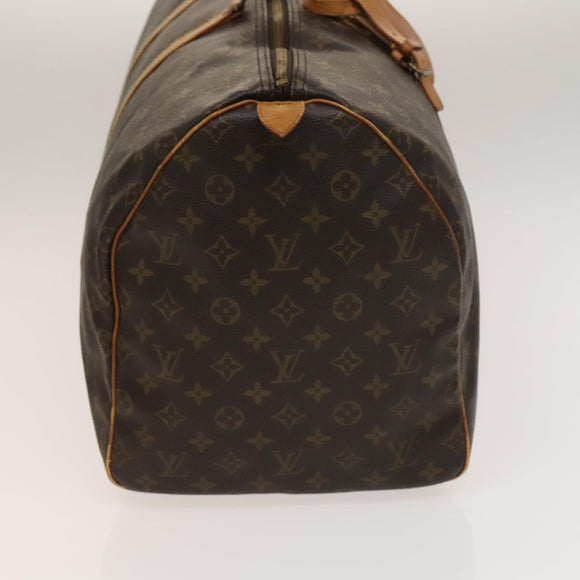 LOUIS VUITTON Monogram Keepall 55 Boston Bag M41424 LV Auth 129636
