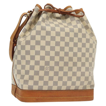 LOUIS VUITTON Damier Azur Noe Shoulder Bag N42222 LV Auth 129640
