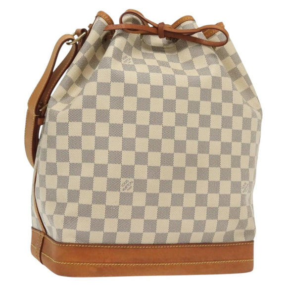 LOUIS VUITTON Damier Azur Noe Shoulder Bag N42222 LV Auth 129640
