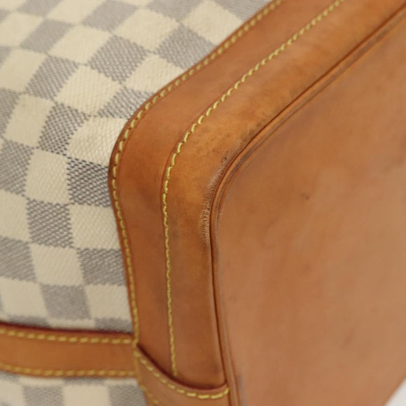 LOUIS VUITTON Damier Azur Noe Shoulder Bag N42222 LV Auth 129640