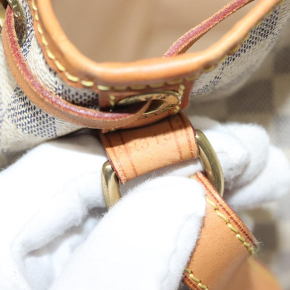 LOUIS VUITTON Damier Azur Noe Shoulder Bag N42222 LV Auth 129640