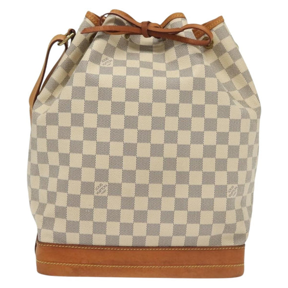 LOUIS VUITTON Damier Azur Noe Shoulder Bag N42222 LV Auth 129640