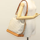 LOUIS VUITTON Damier Azur Noe Shoulder Bag N42222 LV Auth 129640-20