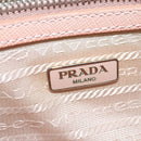 PRADA Chain Shoulder Bag Nylon 2way Pink Silver Auth 129644-19