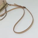 PRADA Chain Shoulder Bag Nylon 2way Pink Silver Auth 129644-9