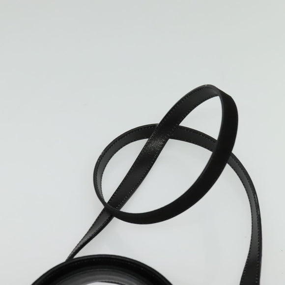 Salvatore Ferragamo Hand Bag Suede 2way Black Silver Auth 129645