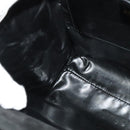 Salvatore Ferragamo Hand Bag Suede 2way Black Silver Auth 129645-21
