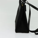 Salvatore Ferragamo Hand Bag Suede 2way Black Silver Auth 129645-3