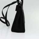 Salvatore Ferragamo Hand Bag Suede 2way Black Silver Auth 129645-4