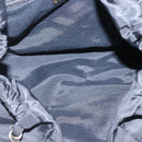 Salvatore Ferragamo Chain Shoulder Bag Nylon Black Auth 129646-10