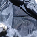 Salvatore Ferragamo Chain Shoulder Bag Nylon Black Auth 129646-18