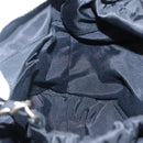 Salvatore Ferragamo Chain Shoulder Bag Nylon Black Auth 129646-19