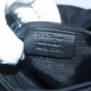 Salvatore Ferragamo Chain Shoulder Bag Nylon Black Auth 129646-12