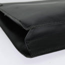 Christian Dior Shoulder Bag Leather Black Gold Auth 129647-16