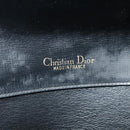 Christian Dior Shoulder Bag Leather Black Gold Auth 129647-18