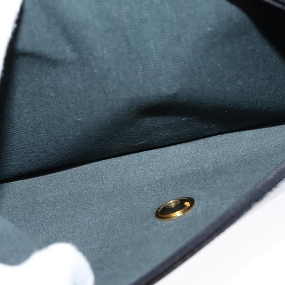 Christian Dior Shoulder Bag Leather Black Gold Auth 129647