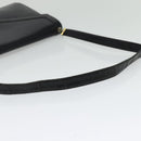 Christian Dior Shoulder Bag Leather Black Gold Auth 129647-7