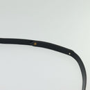 Christian Dior Trotter Canvas Shoulder Bag Navy Gold Auth 129648-8