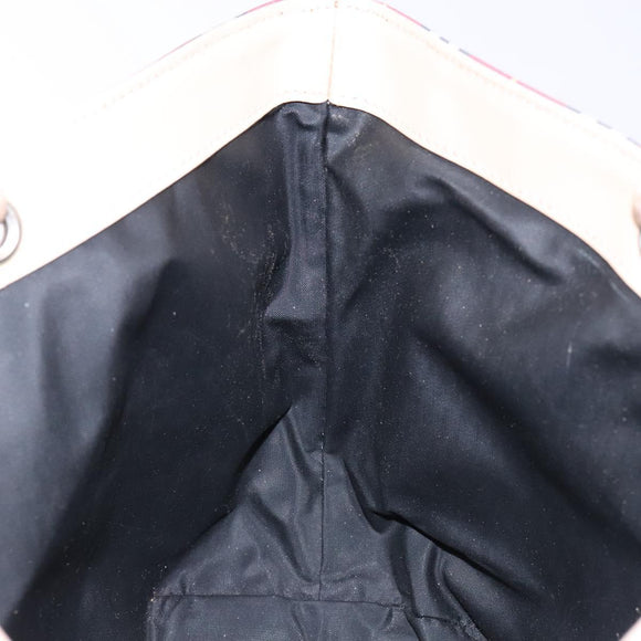 BURBERRY Nova Check Tote Bag Nylon Red Auth 129656