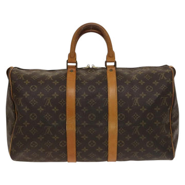 LOUIS VUITTON Monogram Keepall 45 Boston Bag M41428 LV Auth 129657 - 0
