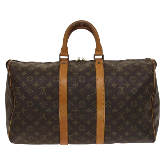 LOUIS VUITTON Monogram Keepall 45 Boston Bag M41428 LV Auth 129657