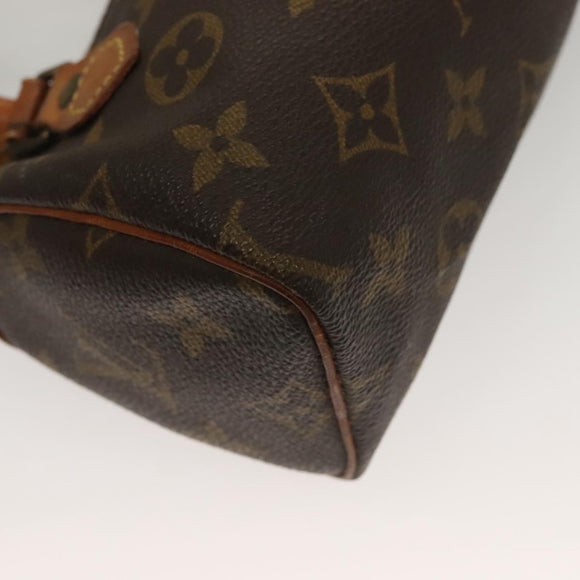 LOUIS VUITTON Monogram Mini Speedy Hand Bag M41534 LV Auth 129662