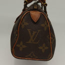LOUIS VUITTON Monogram Mini Speedy Hand Bag M41534 LV Auth 129662-3