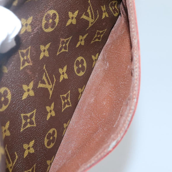 LOUIS VUITTON Monogram Compiegne 28 Clutch Bag M51845 LV Auth 129666