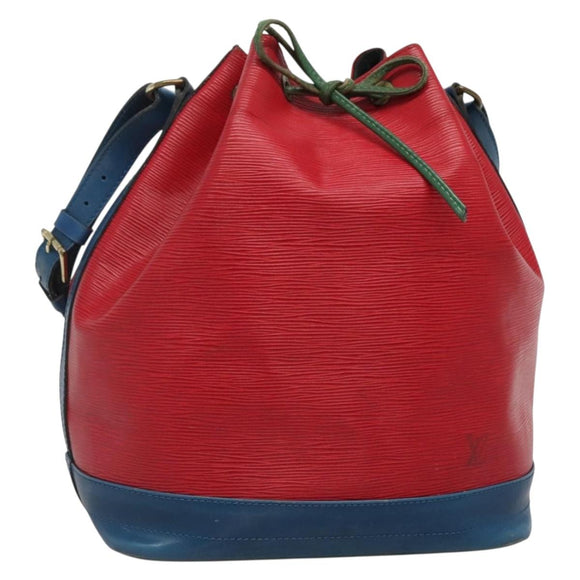 LOUIS VUITTON Epi Toriko Color Noe Bag Red Blue Green M44084 LV Auth 129671